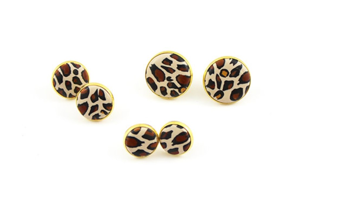 Fimo leopard duck jewelry set : Step 16 Fimo leopard duck jewelry set : Step 16