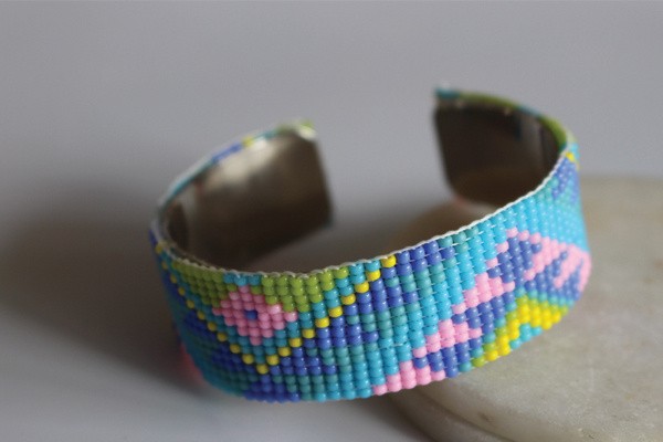 Schema  Cuff bracelet seed beads