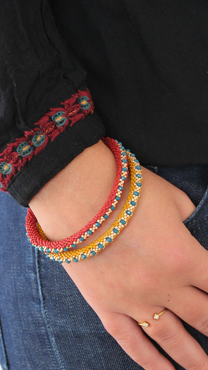 Schema  Round Peyote Miyuki Bracelet