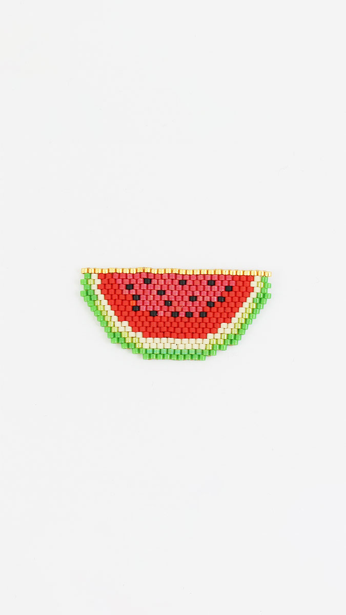 Schema Watermelon weaving with Miyuki Delicas Schema Watermelon weaving with Miyuki Delicas