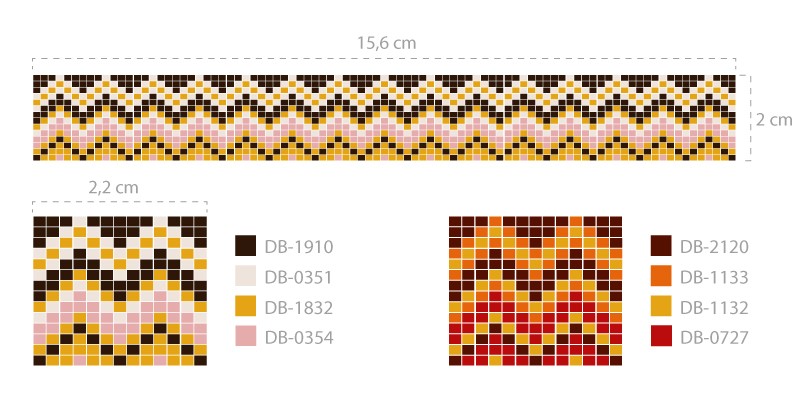 Schema  Grid weave bracelet Miyuki nude and gold plated beadslide clasp